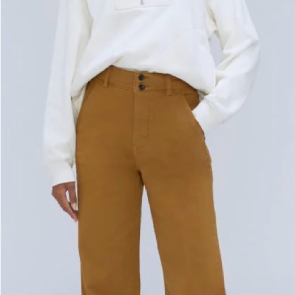 EVERLANE IS THE ORGANIC WIDE-LEG PANT